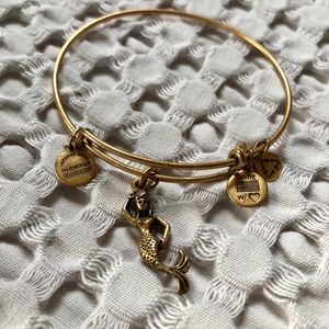 Alex & Ani Gold Mermaid Bracelet